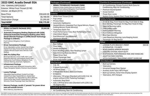 2023 GMC Acadia Denali