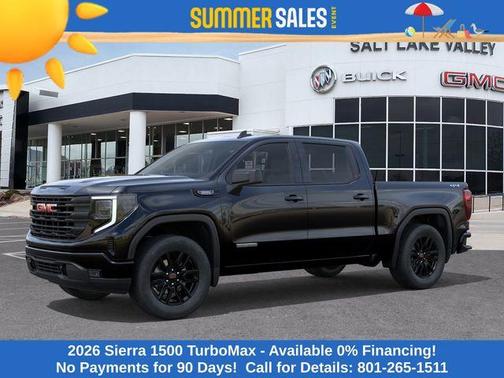 Onyx Black 2026 GMC Sierra 1500 Elevation