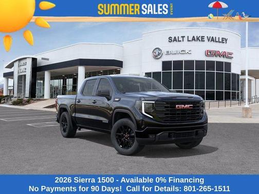 Onyx Black 2026 GMC Sierra 1500 Elevation
