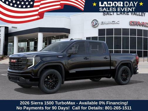 Onyx Black 2026 GMC Sierra 1500 Elevation