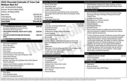 2022 Chevrolet Colorado LT
