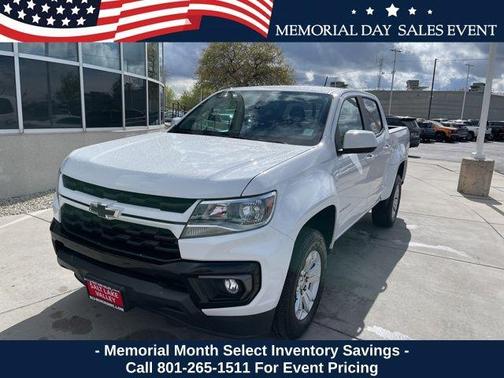 Summit White 2022 Chevrolet Colorado LT