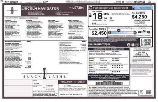Green Metallic 2023 Lincoln Navigator Black Label
