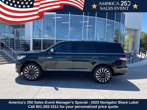Green Metallic 2023 Lincoln Navigator Black Label