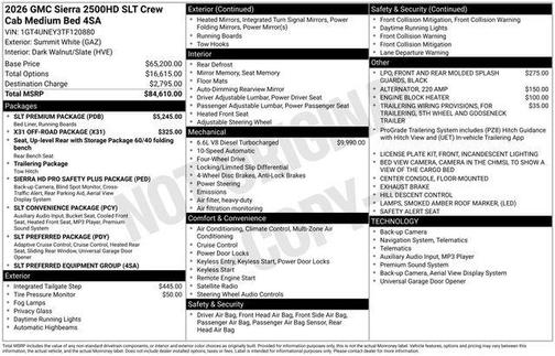 2026 GMC Sierra 2500 SLT