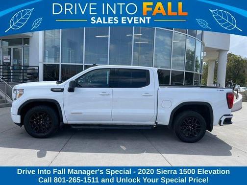Summit White 2020 GMC Sierra 1500 Elevation