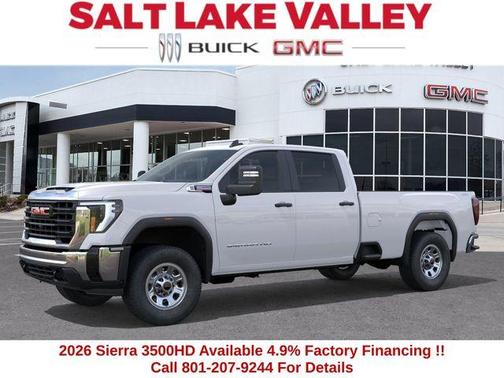 Summit White 2026 GMC Sierra 3500 Pro