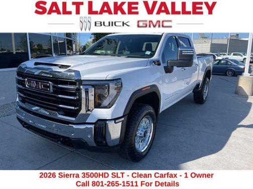 Summit White 2026 GMC Sierra 3500 SLT