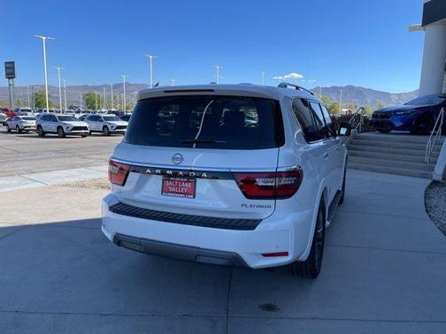 Aspen White 2023 Nissan Armada Platinum
