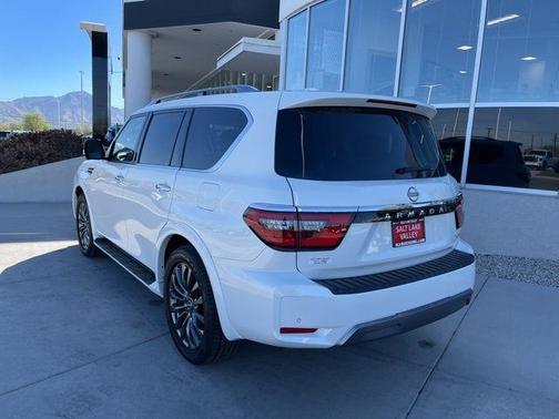 Aspen White 2023 Nissan Armada Platinum
