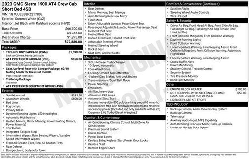 2023 GMC Sierra 1500 AT4