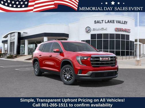 Volcanic Red 2025 GMC Acadia Elevation