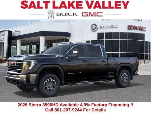 Onyx Black 2026 GMC Sierra 3500 SLE