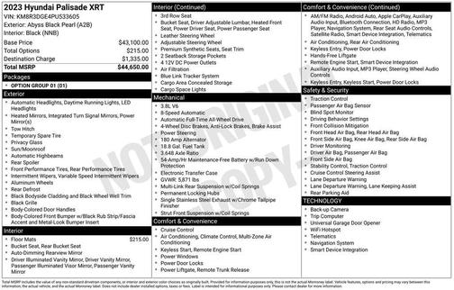 2023 Hyundai PALISADE XRT
