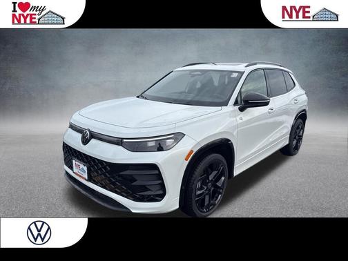 Opal White Pearl 2026 Volkswagen Tiguan 2.0T SE R-Line Black