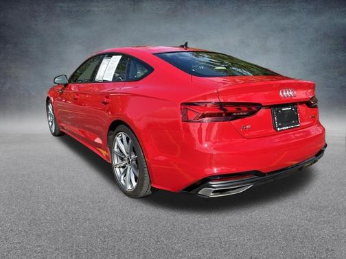 Progressive Red 2025 Audi A5 Sportback 45 S line quattro Premium