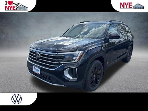 Deep Black Pearl Effect 2026 Volkswagen Atlas 2.0T SE W/TECHNOLOGY