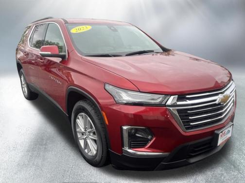 Radiant Red 2023 Chevrolet Traverse LT Leather