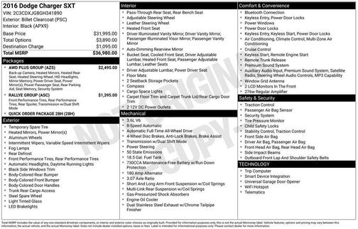 2016 Dodge Charger SXT