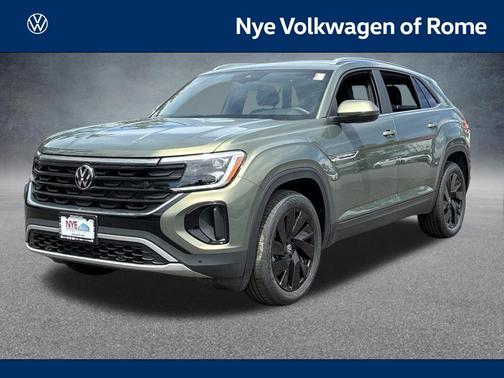 Avocado Green Pearl 2026 Volkswagen Atlas Cross Sport 2.0T SE W/TECHNOLOGY