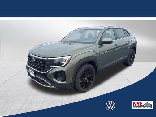 Avocado Green Pearl 2026 Volkswagen Atlas Cross Sport 2.0T SE W/TECHNOLOGY
