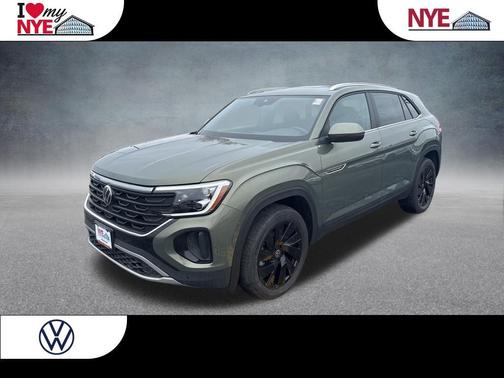 Avocado Green Pearl 2026 Volkswagen Atlas Cross Sport 2.0T SE W/TECHNOLOGY