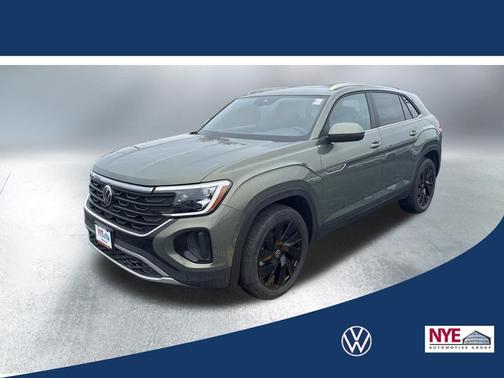 Avocado Green Pearl 2026 Volkswagen Atlas Cross Sport 2.0T SE W/TECHNOLOGY