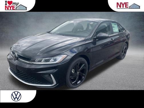 Deep Black Pearl Effect 2026 Volkswagen Jetta 1.5T SE