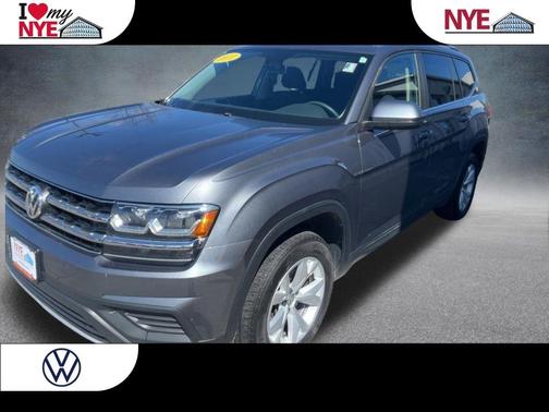 Platinum Gray Metallic 2019 Volkswagen Atlas 3.6L S