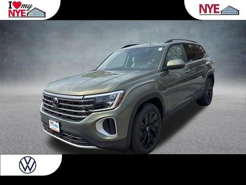 Green Pearl 2026 Volkswagen Atlas 2.0T SE W/TECHNOLOGY
