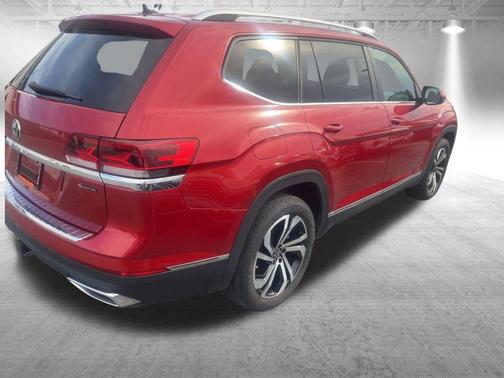 Aurora Red Metallic 2023 Volkswagen Atlas 3.6L SEL