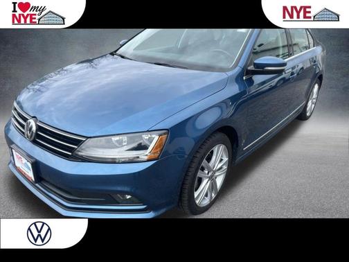 Silk Blue Metallic 2017 Volkswagen Jetta 1.8T SEL