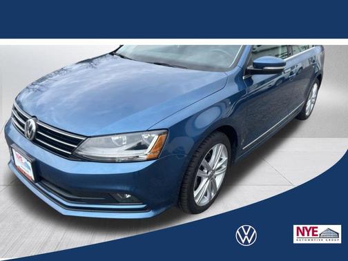 Silk Blue Metallic 2017 Volkswagen Jetta 1.8T SEL
