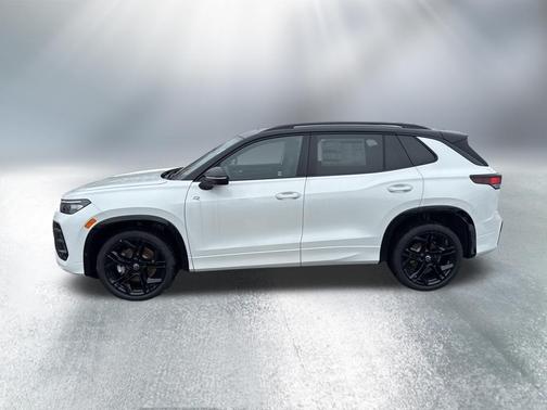 Opal White W/Deep Black Roof 2026 Volkswagen Tiguan 2.0T SE R-Line Black