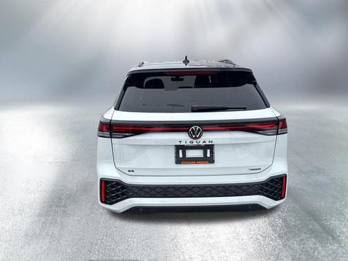 Opal White W/Deep Black Roof 2026 Volkswagen Tiguan 2.0T SE R-Line Black