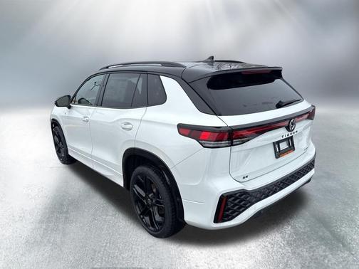 Opal White W/Deep Black Roof 2026 Volkswagen Tiguan 2.0T SE R-Line Black