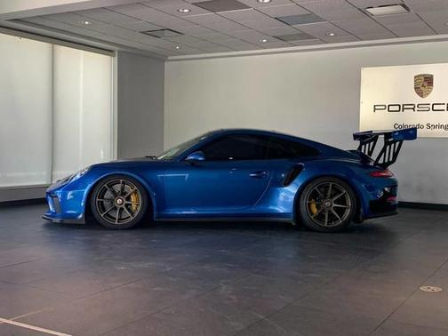 Sapphire Blue Metallic 2014 Porsche 911 Turbo S