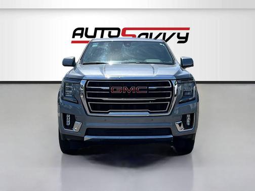 Satin Steel Metallic 2022 GMC Yukon SLT