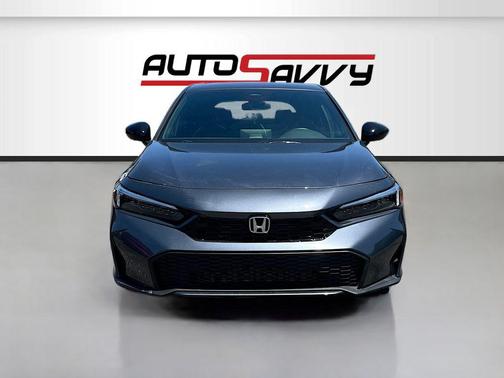 Gray 2025 Honda Civic Hybrid Sport