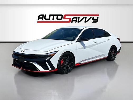 Atlas White 2025 Hyundai ELANTRA N Base