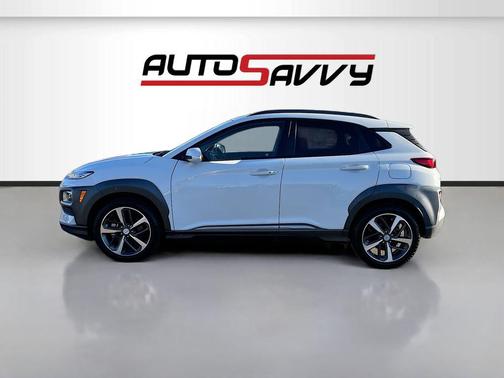 Chalk White 2021 Hyundai KONA Limited