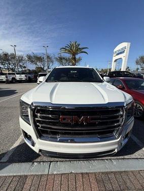 Summit White 2021 GMC Yukon SLT