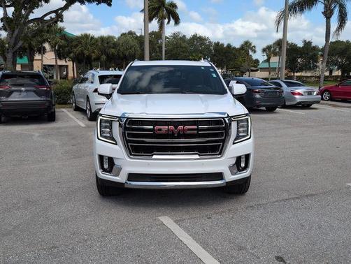 Summit White 2021 GMC Yukon SLT