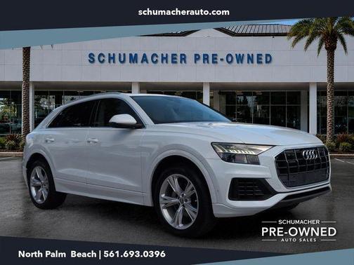 Glacier White Metallic 2019 Audi Q8 3.0T Prestige