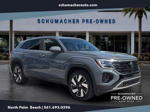 Pure Gray 2026 Volkswagen Atlas Cross Sport 2.0T SE W/TECHNOLOGY