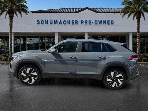 Pure Gray 2026 Volkswagen Atlas Cross Sport 2.0T SE W/TECHNOLOGY