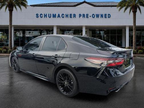 Midnight Black Metallic 2022 Toyota Camry SE Nightshade