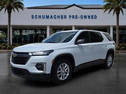 Summit White 2023 Chevrolet Traverse LS