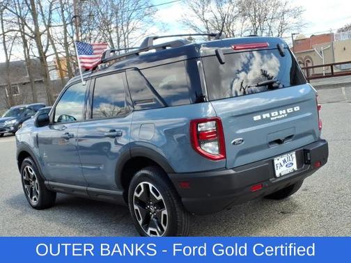 AZURE GRAY METALLIC TRI-COA 2024 Ford Bronco Sport OUTER BANKS