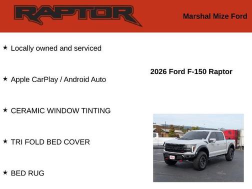 AVALANCHE 2026 Ford F-150 RAPTOR